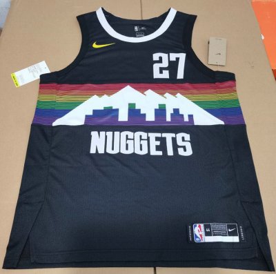 27 Murray Nuggets 2019-20 city jersey black player version